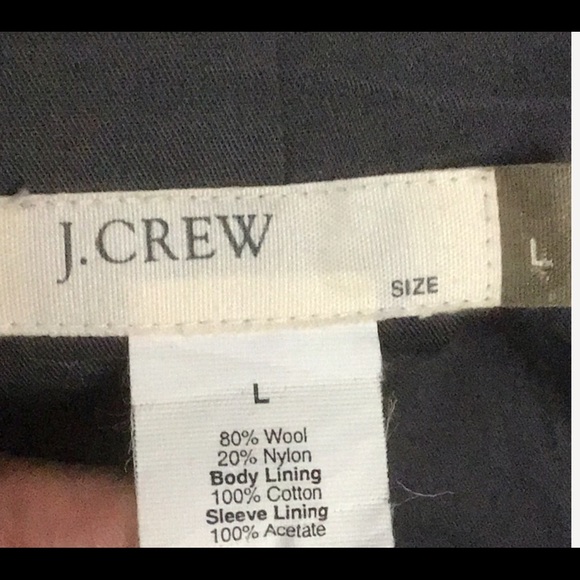 J Crew wool coat...size 10 - Picture 8 of 9